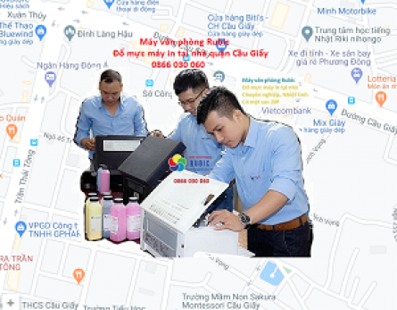 Đổ mực máy in đường Thành Thái Cầu Giấy