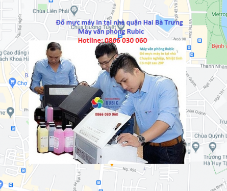 Đổ mực máy in tại Thanh Lương Hai Bà Trưng